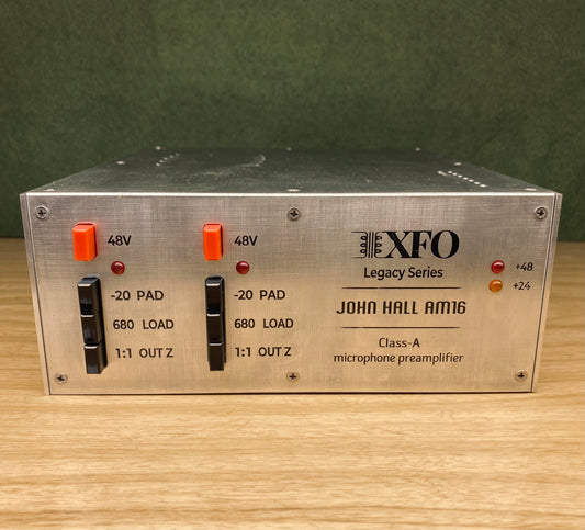 2 channel AM16 Class-A Microphone Preamplifier, linear power supply and chassis